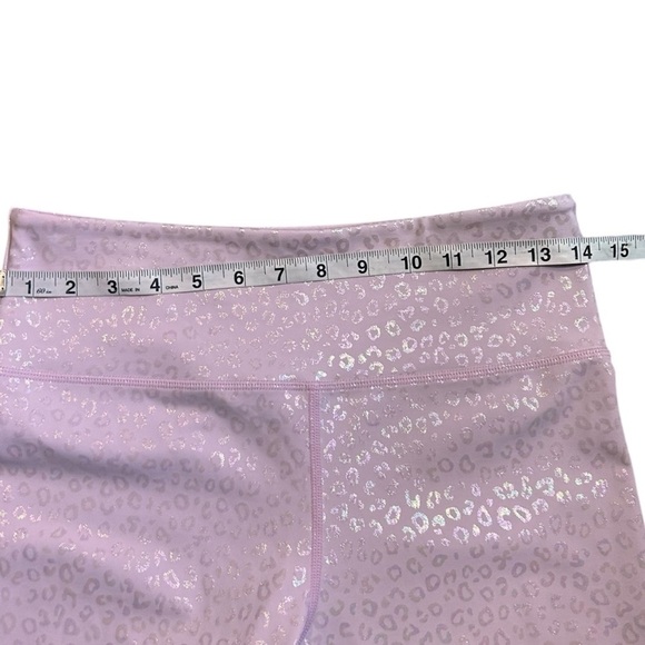 Zyia Pink Leopard Unicorn Leggings Light N Tight Leggings- Size 8-10 - Picture 11 of 12